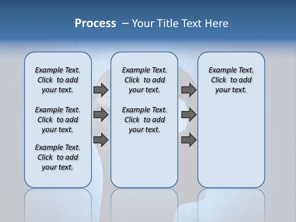 Mental Hole Damage PowerPoint Template