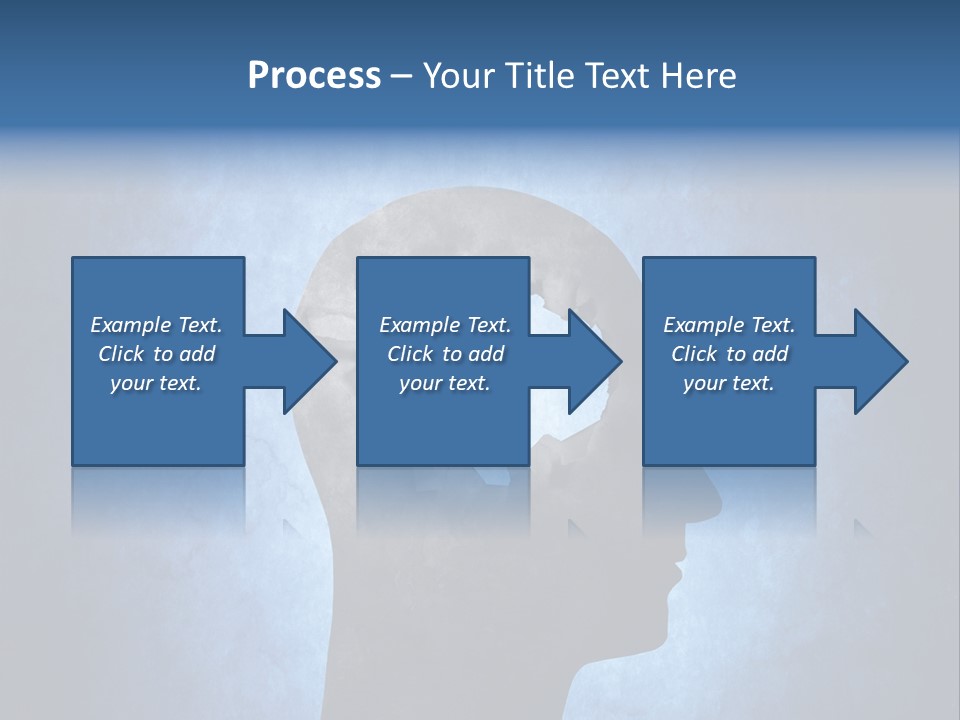Mental Hole Damage PowerPoint Template