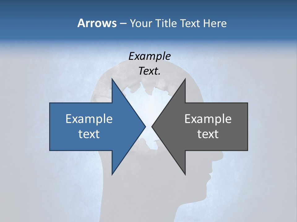 Mental Hole Damage PowerPoint Template