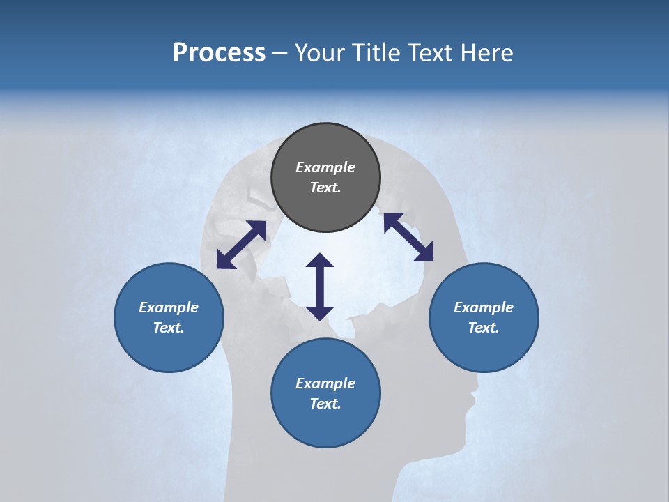Mental Hole Damage PowerPoint Template