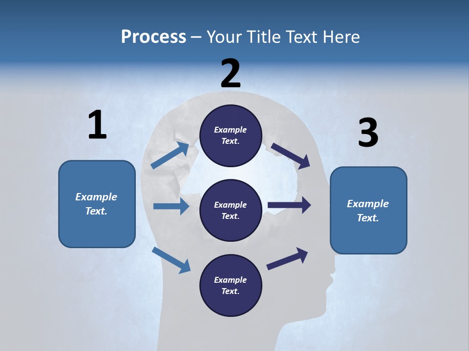 Mental Hole Damage PowerPoint Template