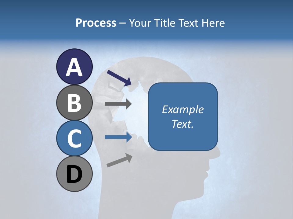 Mental Hole Damage PowerPoint Template