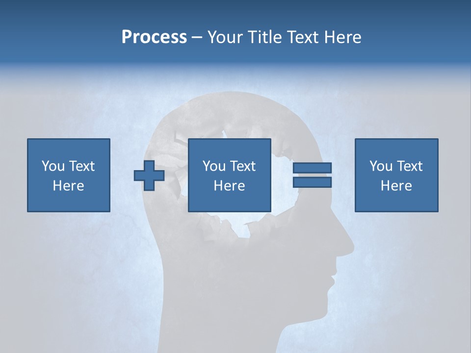 Mental Hole Damage PowerPoint Template