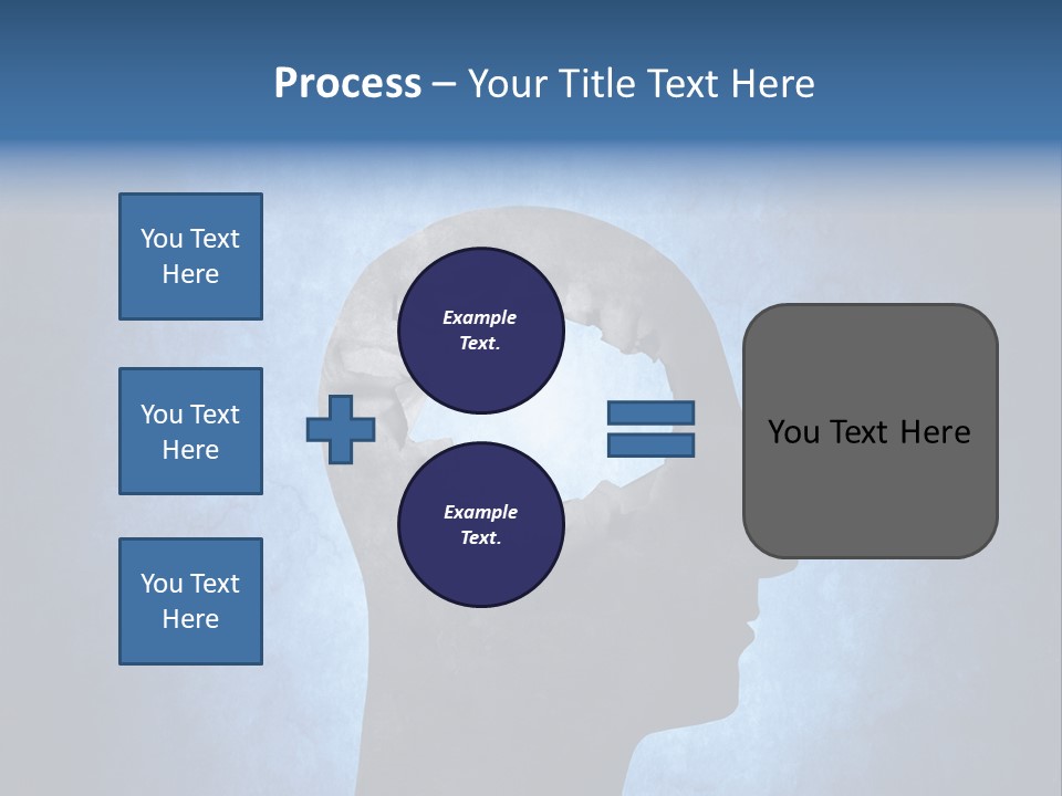 Mental Hole Damage PowerPoint Template