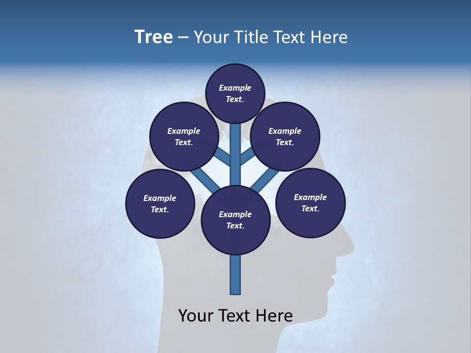 Mental Hole Damage PowerPoint Template