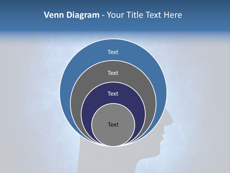 Mental Hole Damage PowerPoint Template