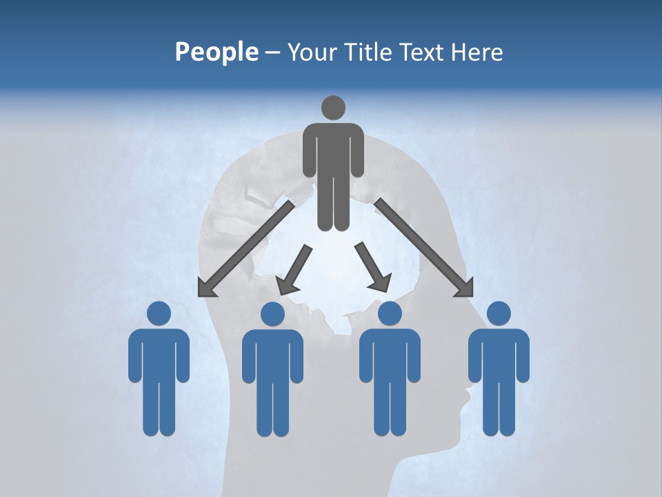 Mental Hole Damage PowerPoint Template