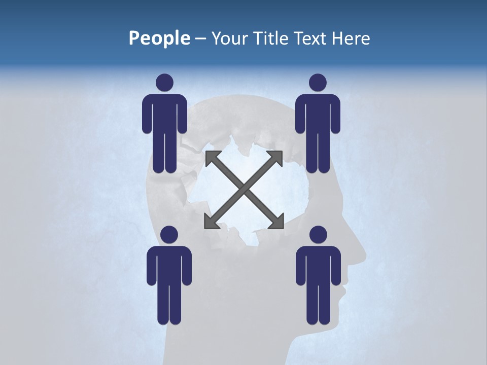 Mental Hole Damage PowerPoint Template