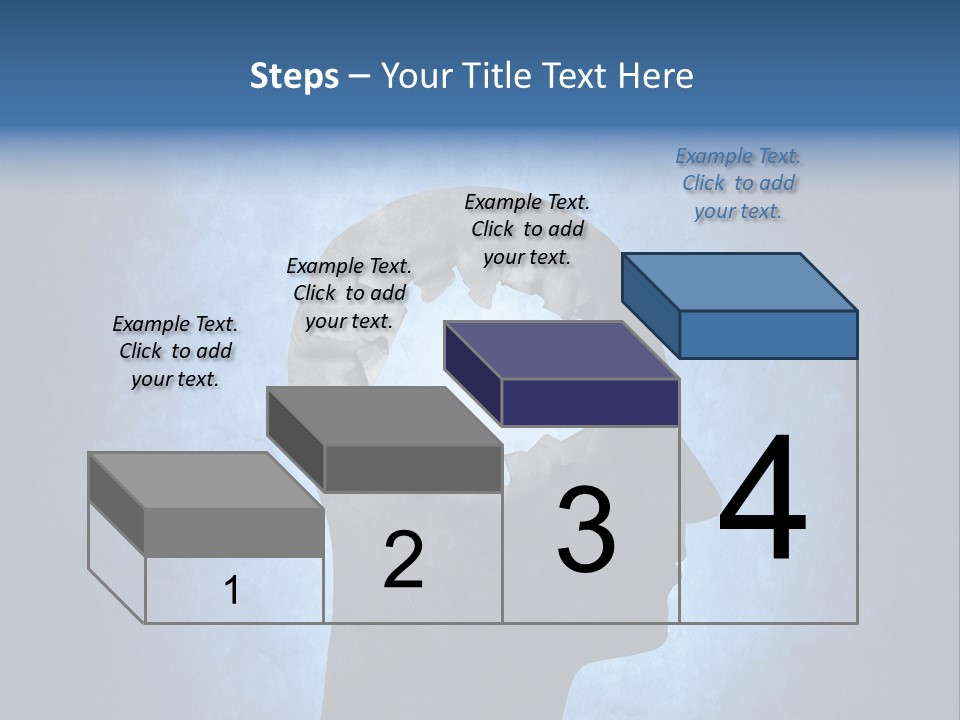 Mental Hole Damage PowerPoint Template