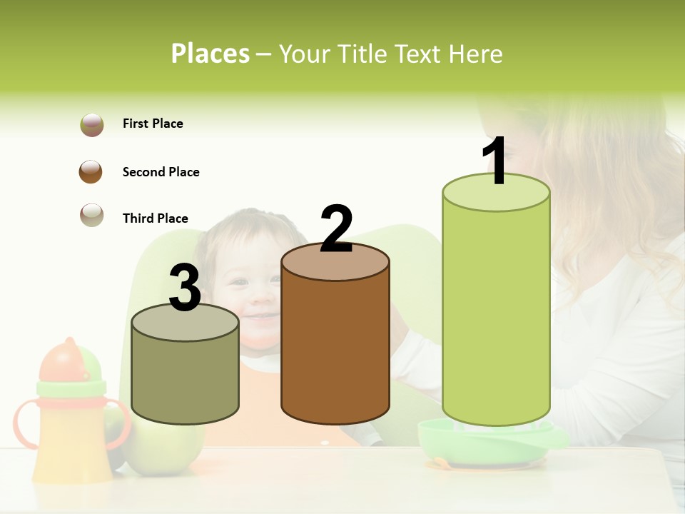 Dinner Woman People PowerPoint Template