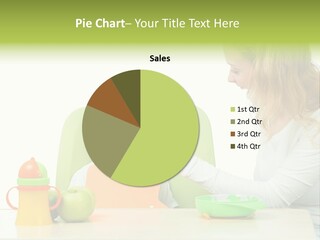 Dinner Woman People PowerPoint Template