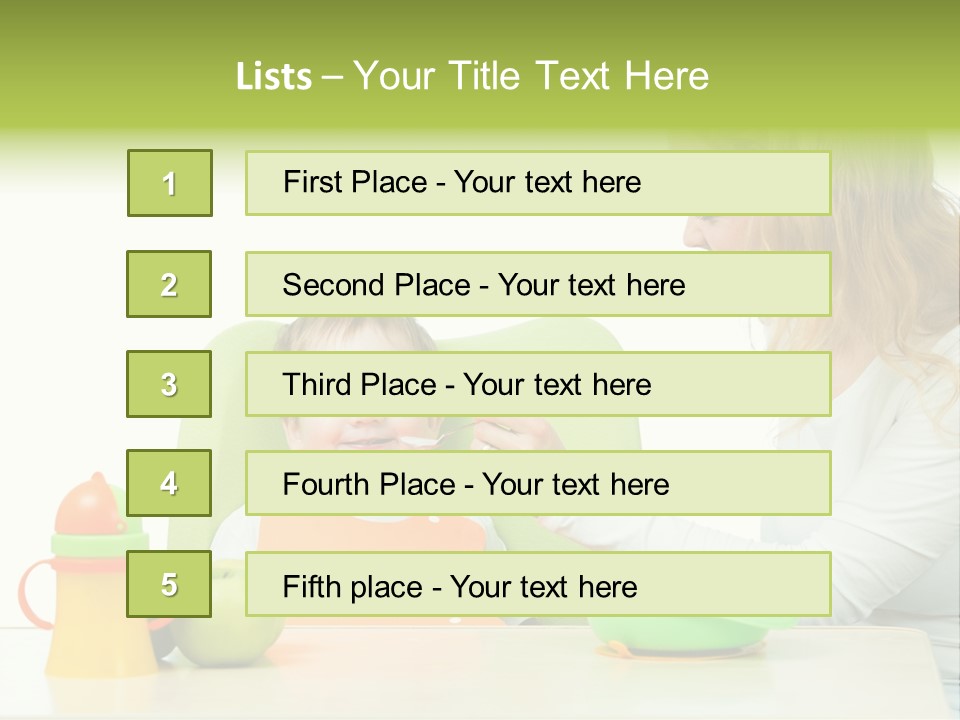 Dinner Woman People PowerPoint Template