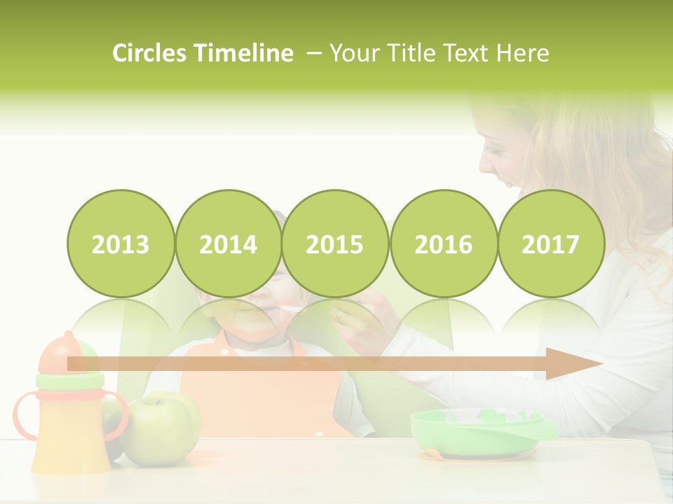 Dinner Woman People PowerPoint Template