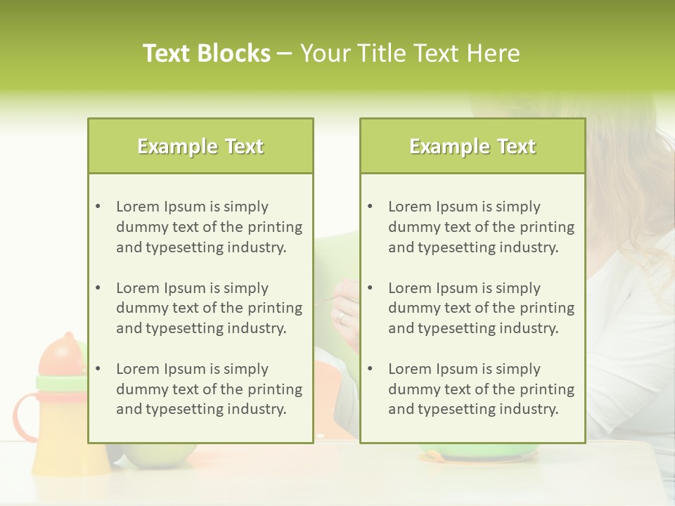 Dinner Woman People PowerPoint Template