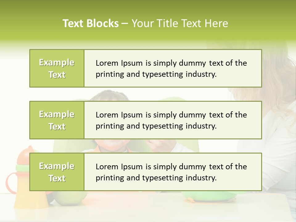 Dinner Woman People PowerPoint Template