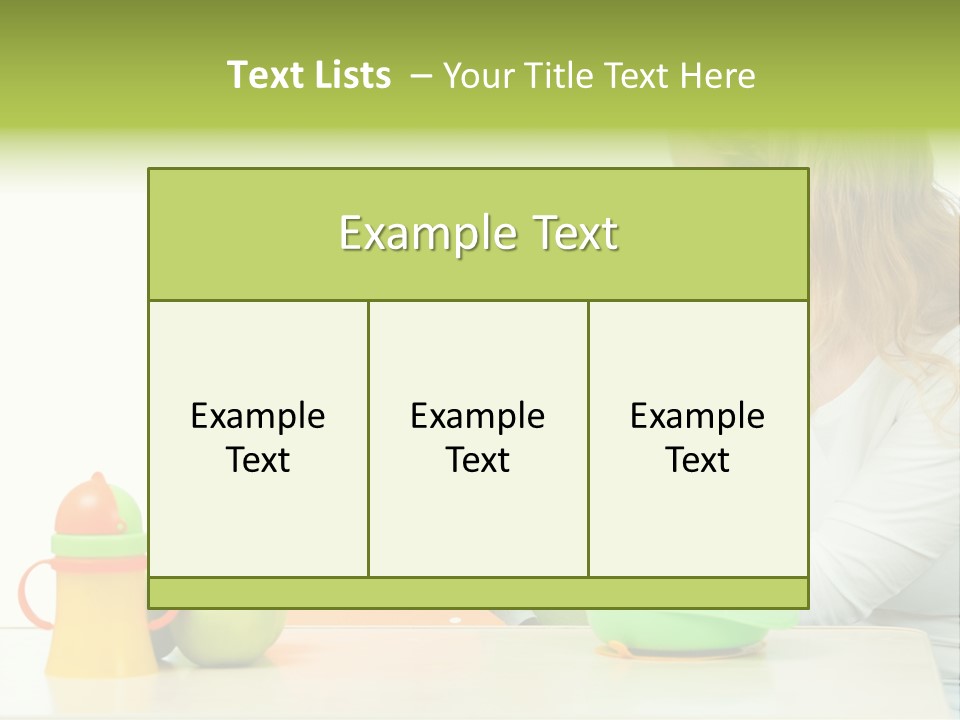 Dinner Woman People PowerPoint Template