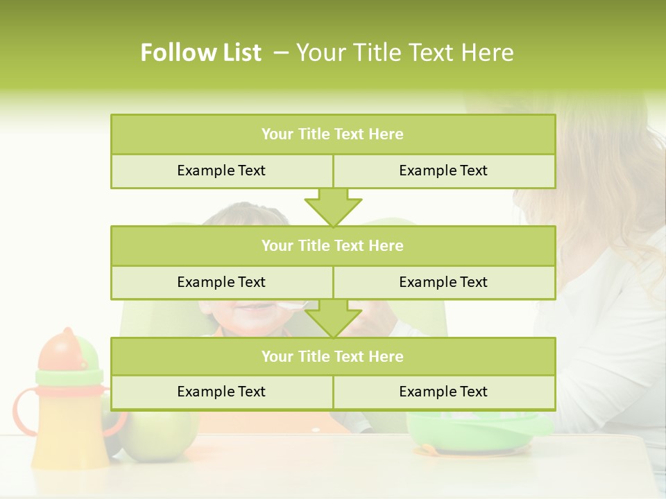 Dinner Woman People PowerPoint Template