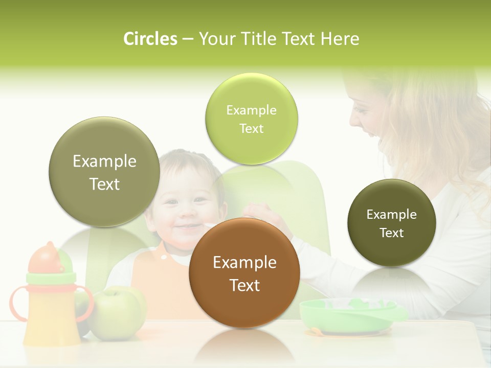 Dinner Woman People PowerPoint Template