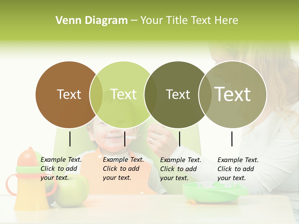 Dinner Woman People PowerPoint Template