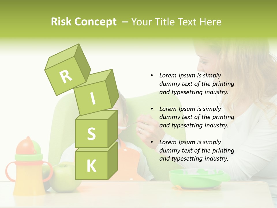 Dinner Woman People PowerPoint Template