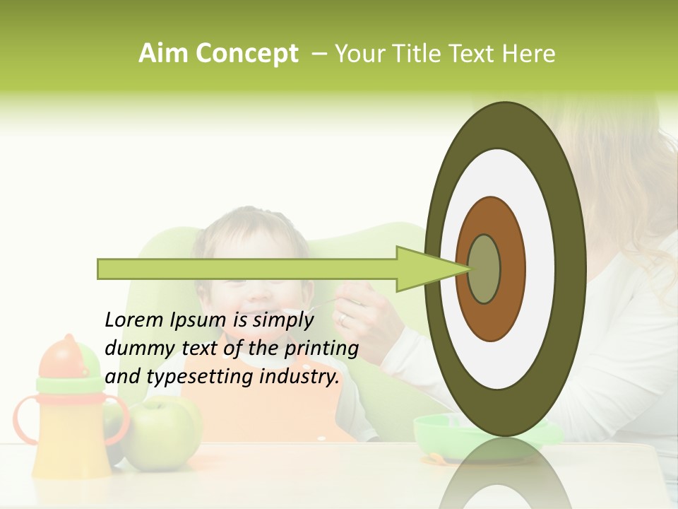 Dinner Woman People PowerPoint Template