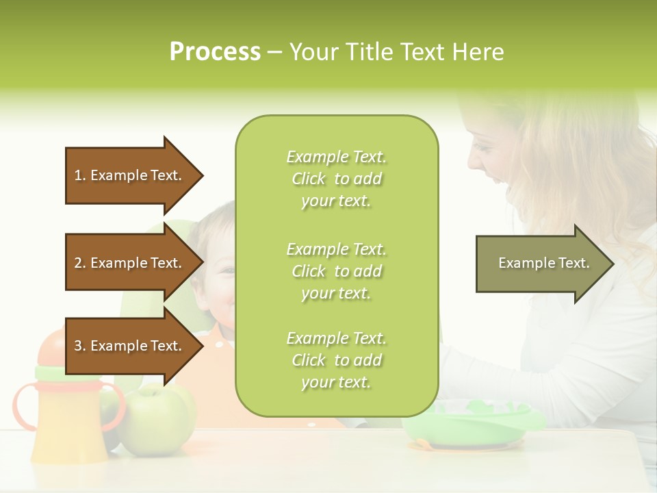 Dinner Woman People PowerPoint Template