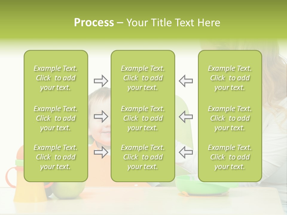 Dinner Woman People PowerPoint Template