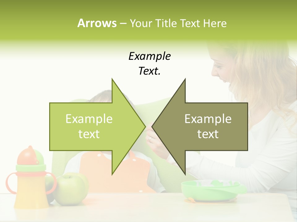 Dinner Woman People PowerPoint Template