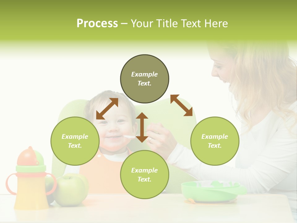 Dinner Woman People PowerPoint Template