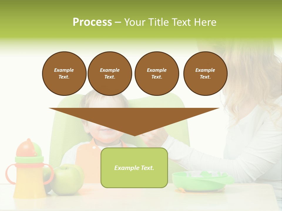 Dinner Woman People PowerPoint Template