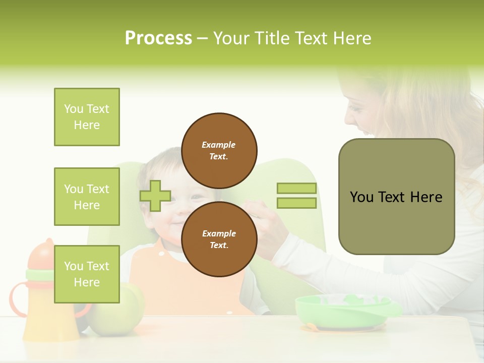 Dinner Woman People PowerPoint Template