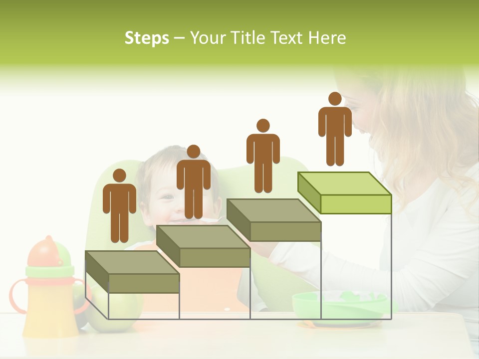 Dinner Woman People PowerPoint Template