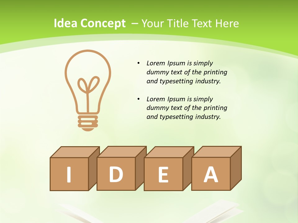 Simple Background Abstract PowerPoint Template