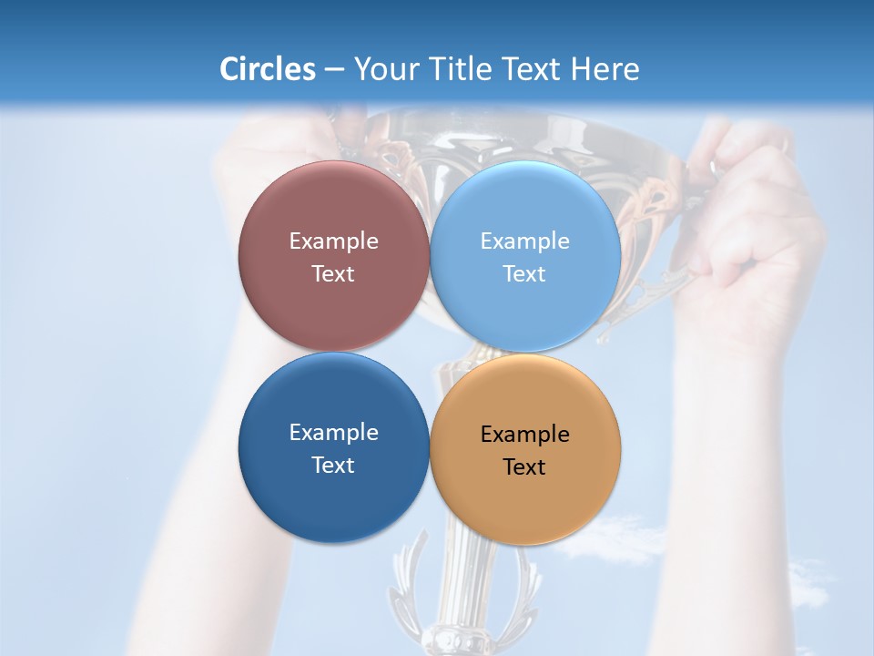 Honour Winner Heaven PowerPoint Template