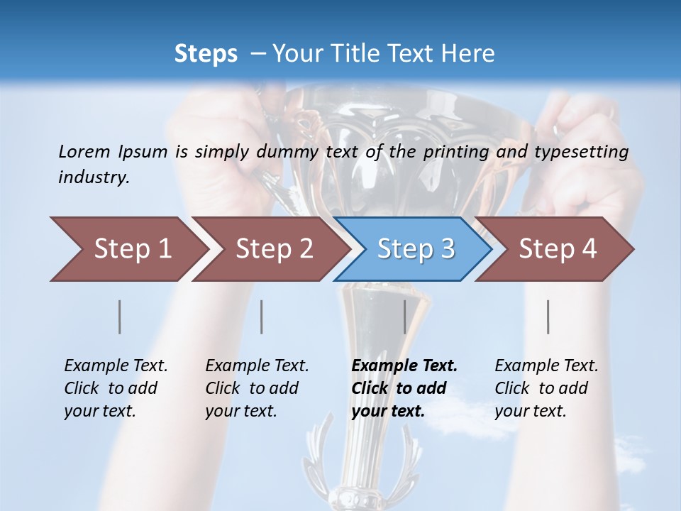 Honour Winner Heaven PowerPoint Template