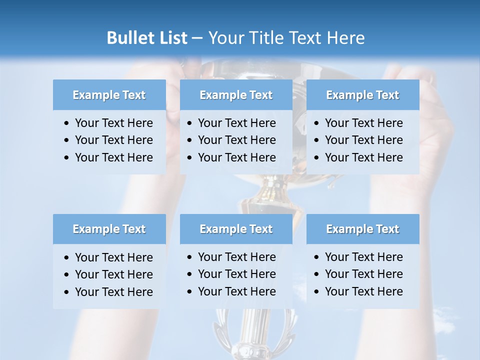 Honour Winner Heaven PowerPoint Template