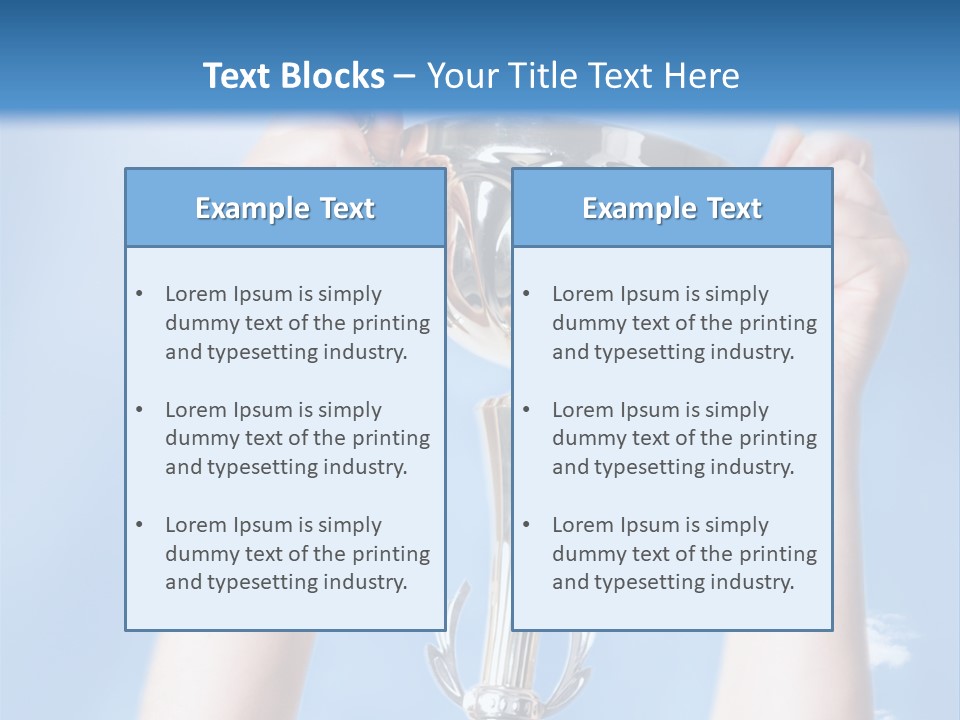 Honour Winner Heaven PowerPoint Template