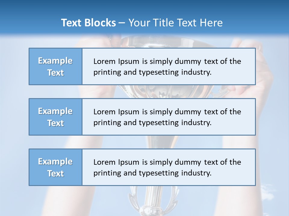 Honour Winner Heaven PowerPoint Template