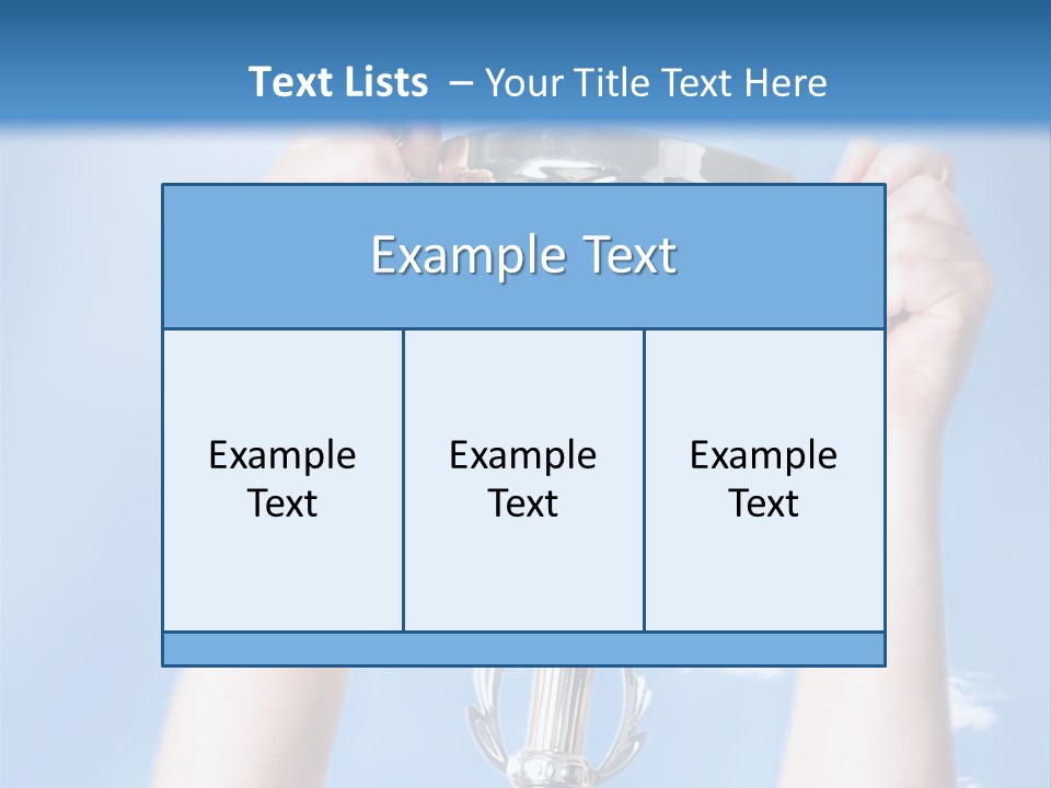 Honour Winner Heaven PowerPoint Template
