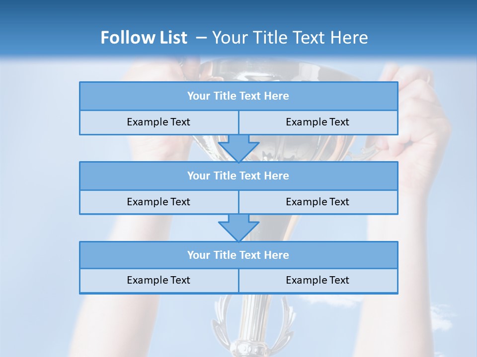 Honour Winner Heaven PowerPoint Template