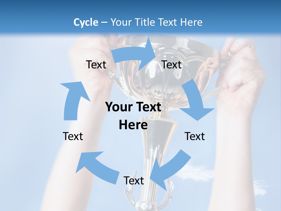 Honour Winner Heaven PowerPoint Template