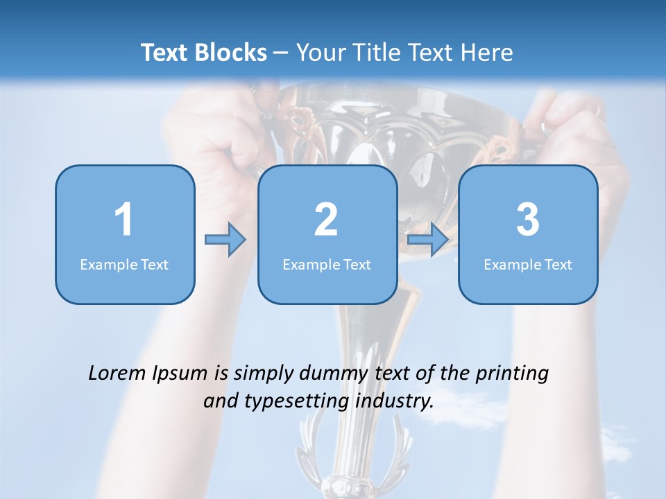 Honour Winner Heaven PowerPoint Template