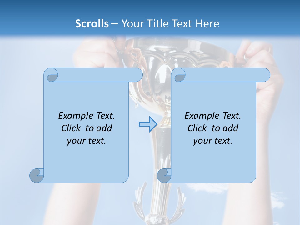 Honour Winner Heaven PowerPoint Template
