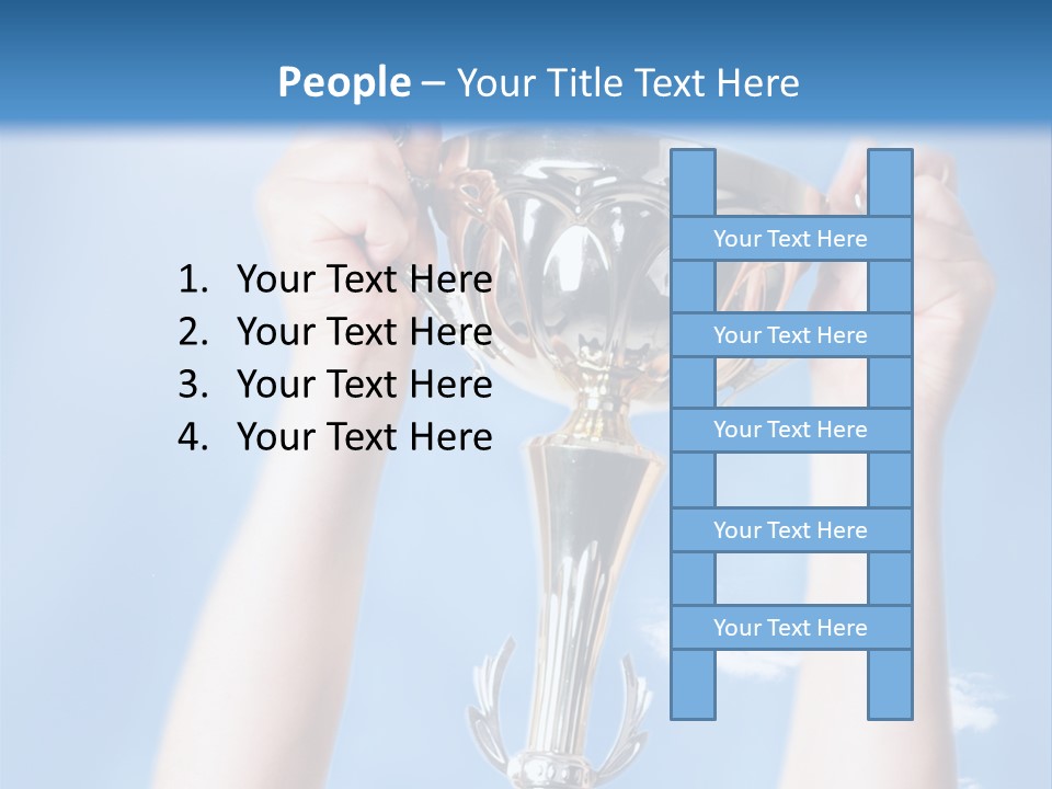 Honour Winner Heaven PowerPoint Template
