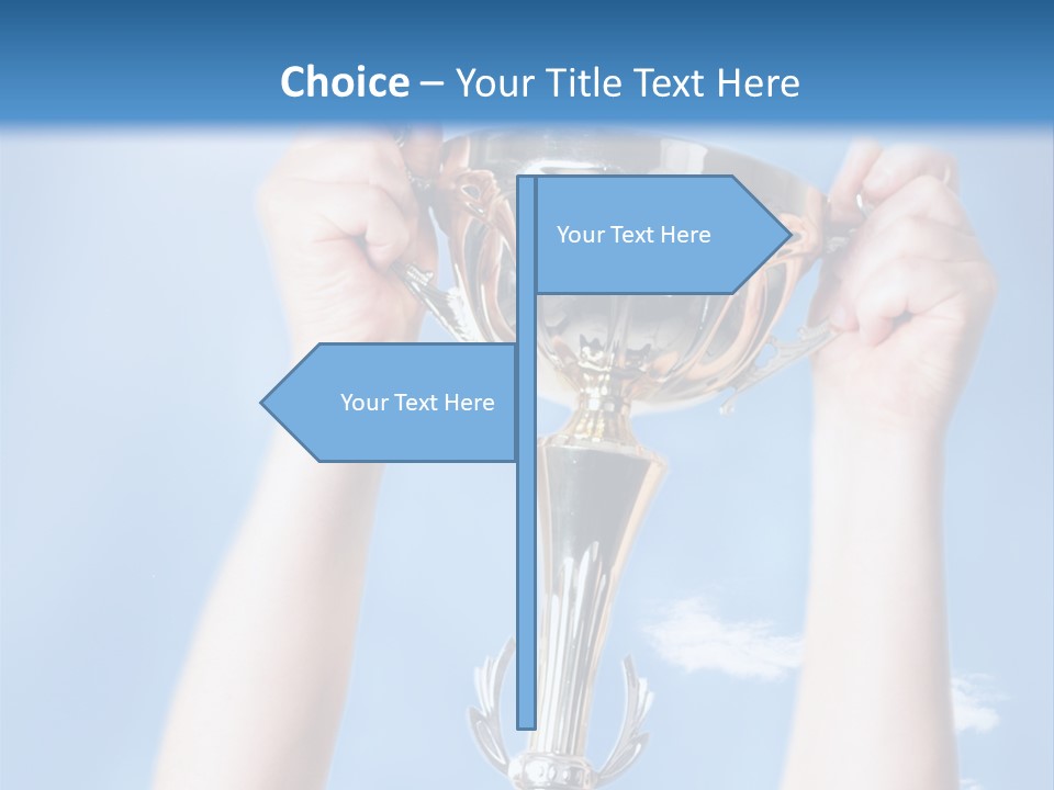 Honour Winner Heaven PowerPoint Template