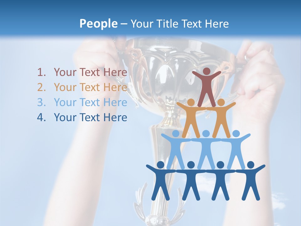 Honour Winner Heaven PowerPoint Template