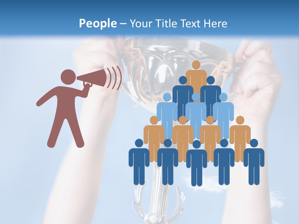 Honour Winner Heaven PowerPoint Template