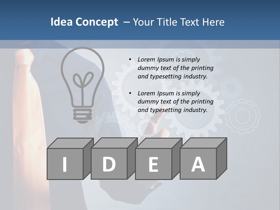 Engineer Job Innovation PowerPoint Template