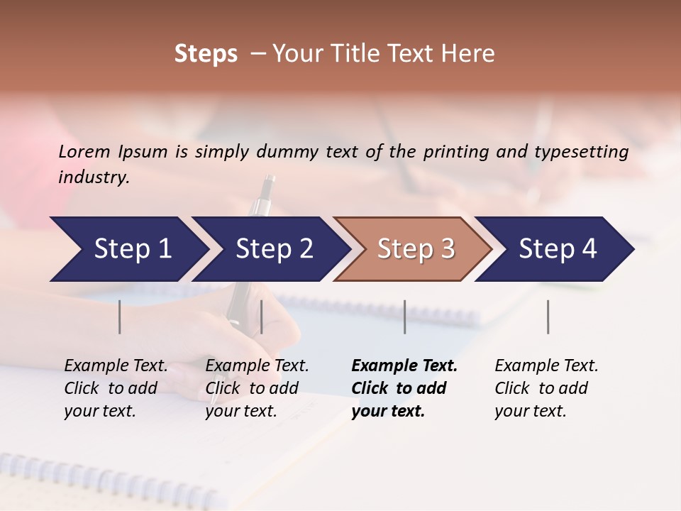 Seminar Writing Lesson PowerPoint Template