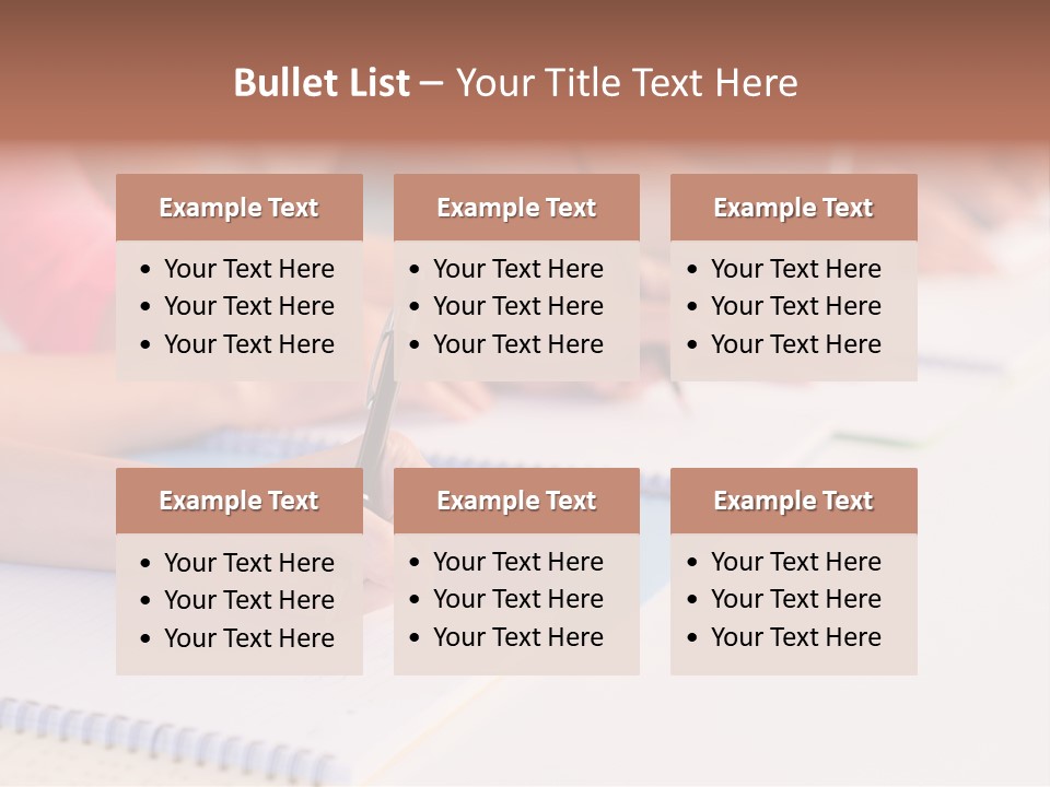 Seminar Writing Lesson PowerPoint Template